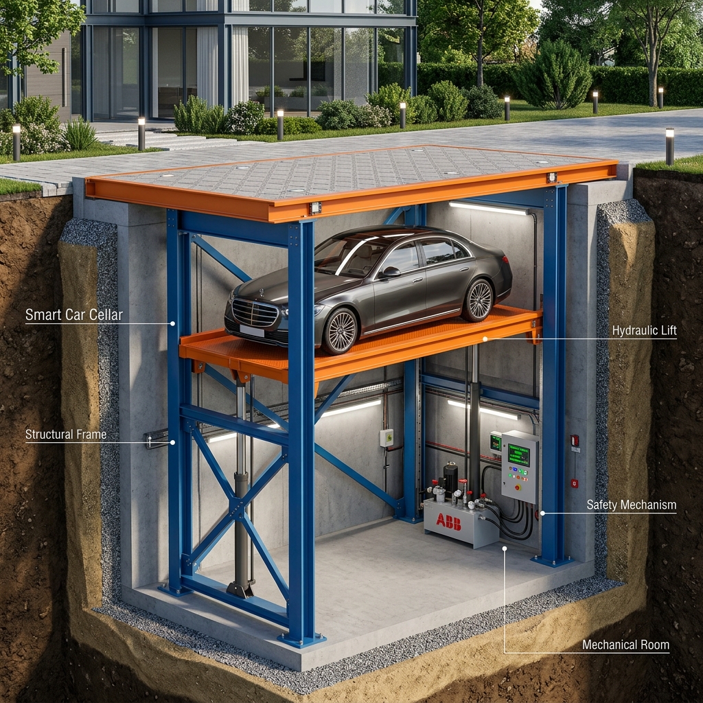 Công nghệ hầm để xe hiện đại từ Thụy Sĩ và Châu Âu
